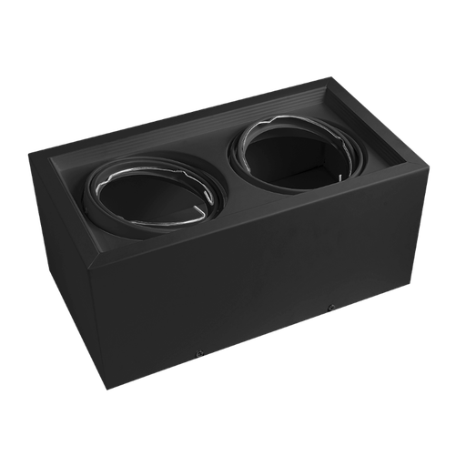 [6656] PLAFÓN CARDANICO AR111 X 2 NEGRO