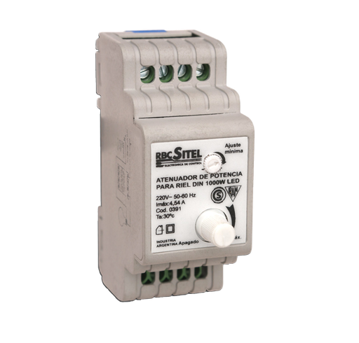 [6733] ATENUADOR DE POTENCIA P/RIEL 1000W P/LED