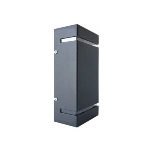 [6809] APLIQUE BIDIRECCIONAL ALUMINIO NEGRO