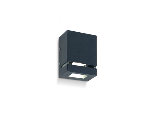 [6810] APLIQUE UNIDIRECCIONAL ALUMINIO NEGRO