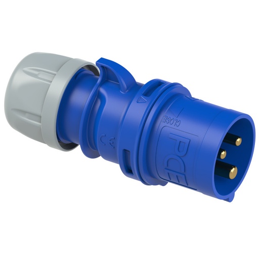[6824] FICHA INDUSTRIAL MACHO  16A 2P+T