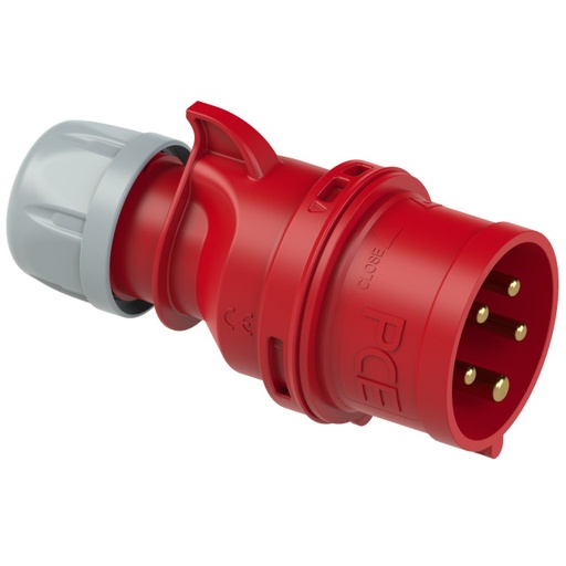 [6828] FICHA INDUSTRIAL MACHO  16A 3P+N+T