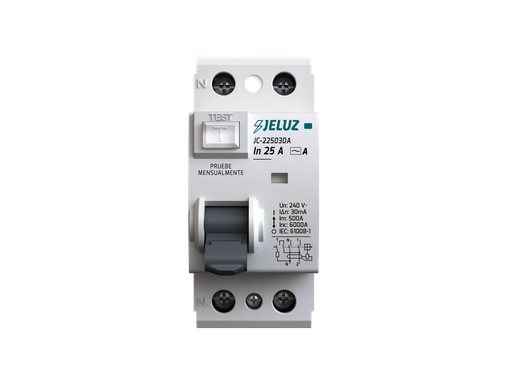 [6962] DISYUNTOR DIFERENCIAL TIPO A 2X25A 30mA JELUZ
