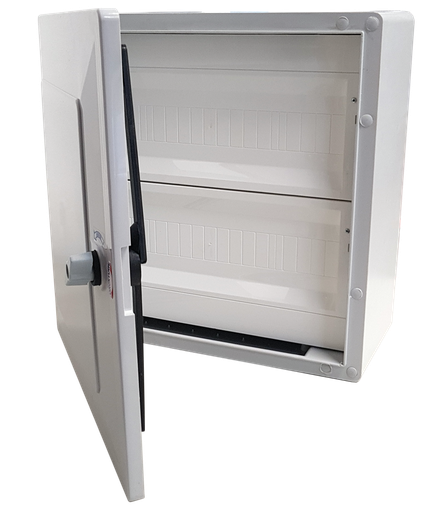 [7119] CENTRAL DIN DE SOBREPONER 38 POLOS TO IP65 420x420x200