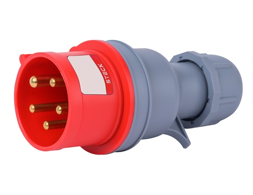 [7232] FICHA INDUSTRIAL MACHO  16A 3P+N+T