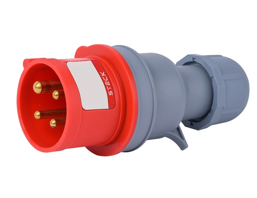 [7233] FICHA INDUSTRIAL MACHO  16A 3P+T