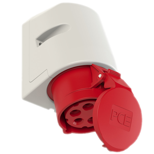 [7244] TOMA INDUSTRIAL DE SOBREPONER  16A 3P+N+T