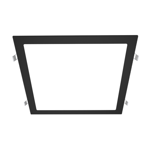 [7276] PANEL LED CUADRADO NEGRO 24W 6000K