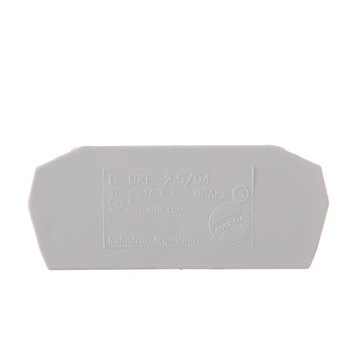 [7539] BORNERA A RESORTE BKF TAPA  PARA 2.5/4mm²