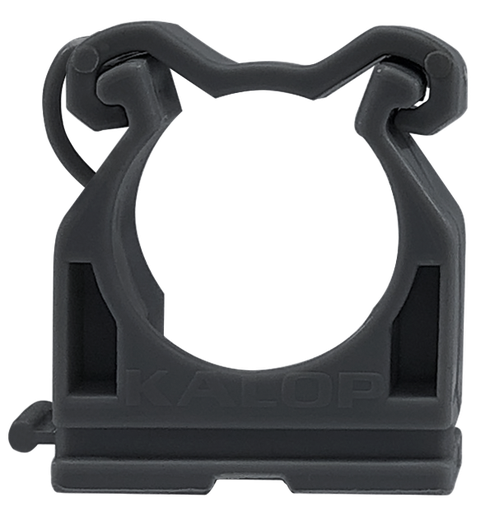 [7588] CAÑO PVC SEMI PESADO GRAMPA RAPIDA Ø 20mm NEGRA