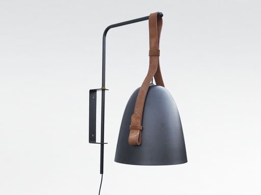 [7612] APLIQUE DE PARED VIKING NEGRO MATE