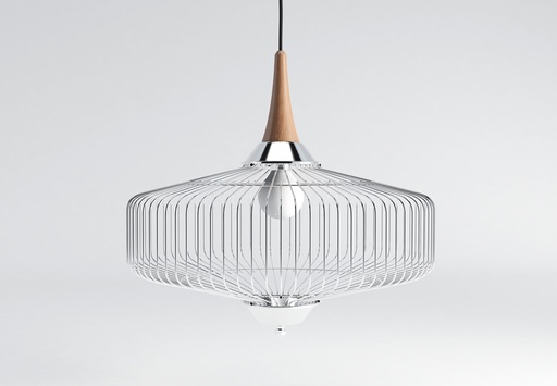 [7619] COLGANTE ALHAMBRA CROMO