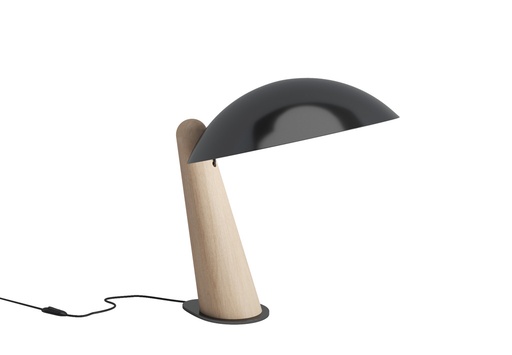 [7620] LÁMPARA DE MESA MADESCU NEGRO