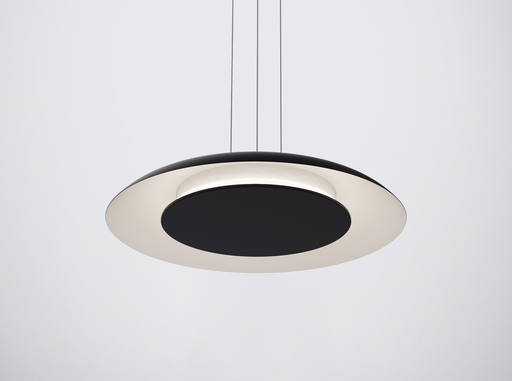 [7697] COLGANTE LED FUN NEGRO 30W Ø 400mm X H 1500mm DIM