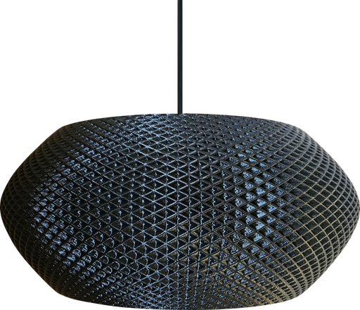 [7711] COLGANTE MANUELA NEGRA 40CM