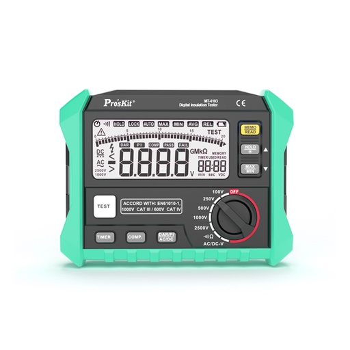 [7902] MEGOHMETRO DIGITAL 100 - 2500V