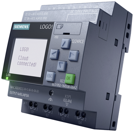 [3466] LOGO BASIC V8 12/24V RCE 8E/4S RELE 