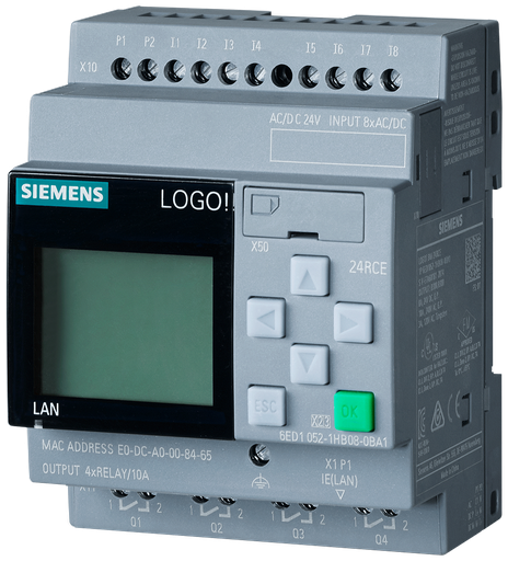 [963] LOGO BASIC V8 24V RCE 8E/4S RELE    