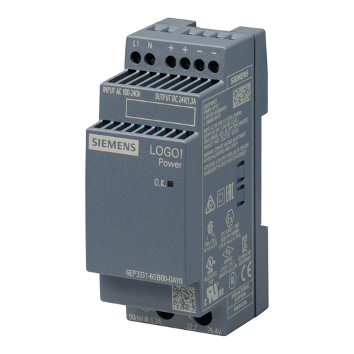 [5247] LOGO FUENTE POWER 220V 24VCC 1.3A   