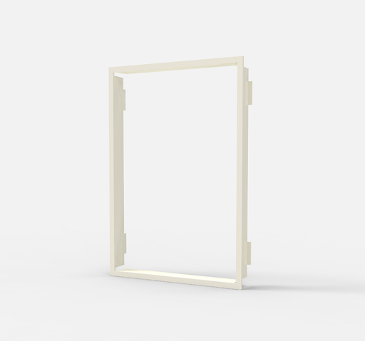 [4900] BAUHAUS RIBETE DE TERMINACION BLANCO