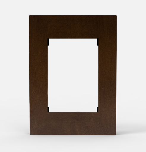 [4897] BAUHAUS TAPA MADERA TIPO NOGAL      