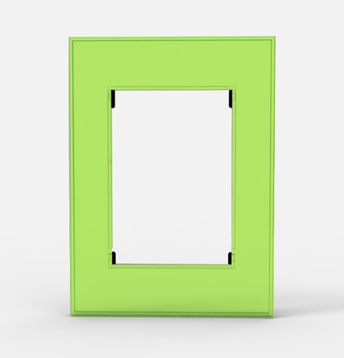 [4894] BAUHAUS TAPA VIDRIO VERDE           