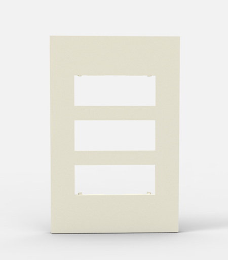 [4290] CAMBRE TAPA LUJO 3 MODULO S.XXI  BL 