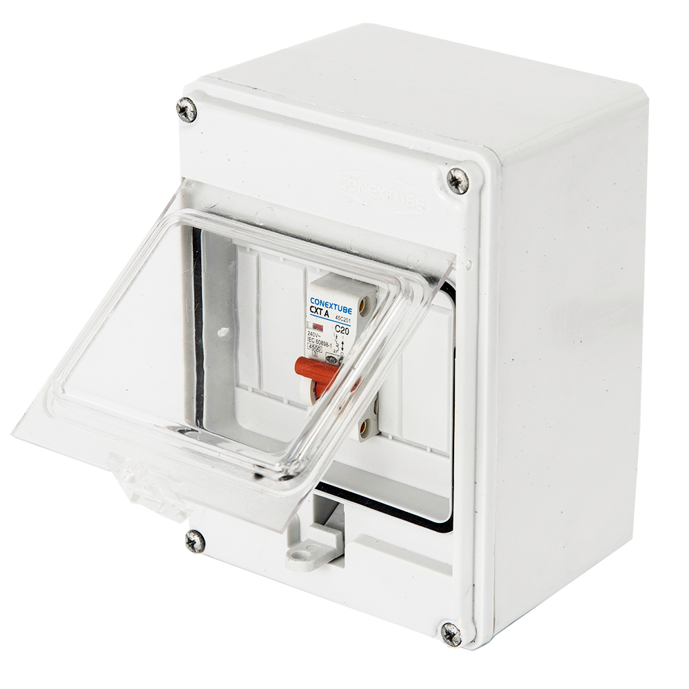 [3659] CAJA PILAR  4 POLOS DIN IP55