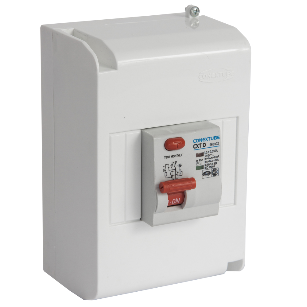 [1600] CENTRAL DIN DE SOBREPONER  4 POLOS S/PTA