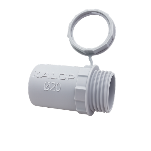 [3236] CAÑO PVC SEMI PESADO CONECTOR Ø 20mm IP44