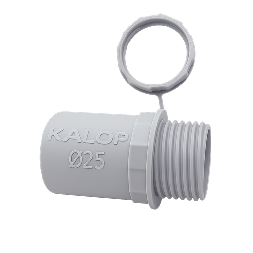 [3272] CAÑO PVC SEMI PESADO CONECTOR Ø 25mm IP44