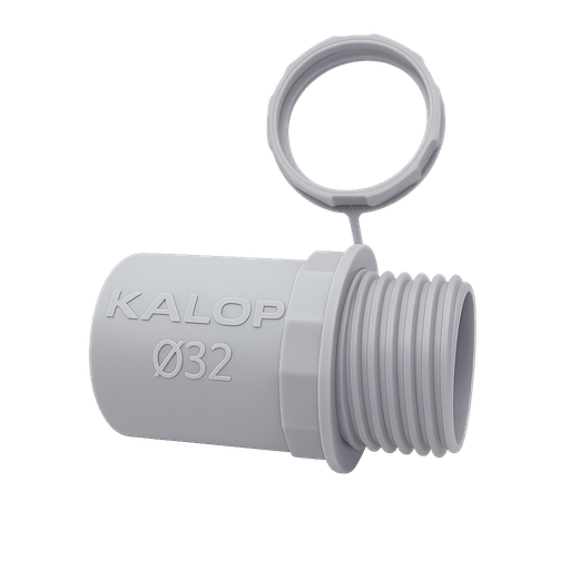 [6026] CAÑO PVC SEMI PESADO CONECTOR Ø 32mm IP44