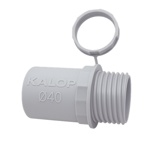 [6068] CAÑO PVC SEMI PESADO CONECTOR Ø 40mm IP44