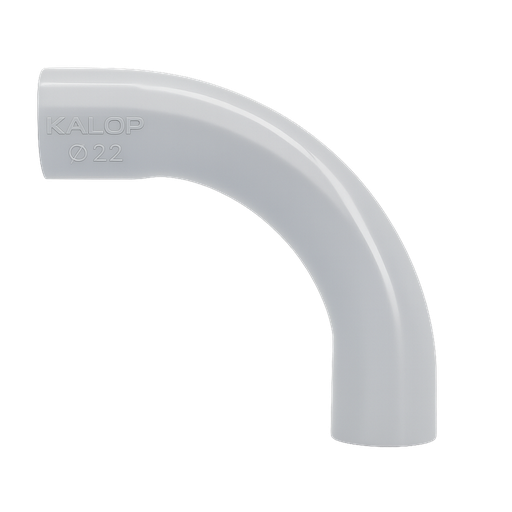 [3301] CAÑO PVC SEMI PESADO CURVA Ø 22mm