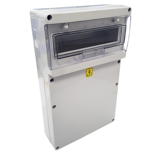 [5758] GABINETE PLÁSTICO P/12TM CIEGO 270x440x112mm IP65