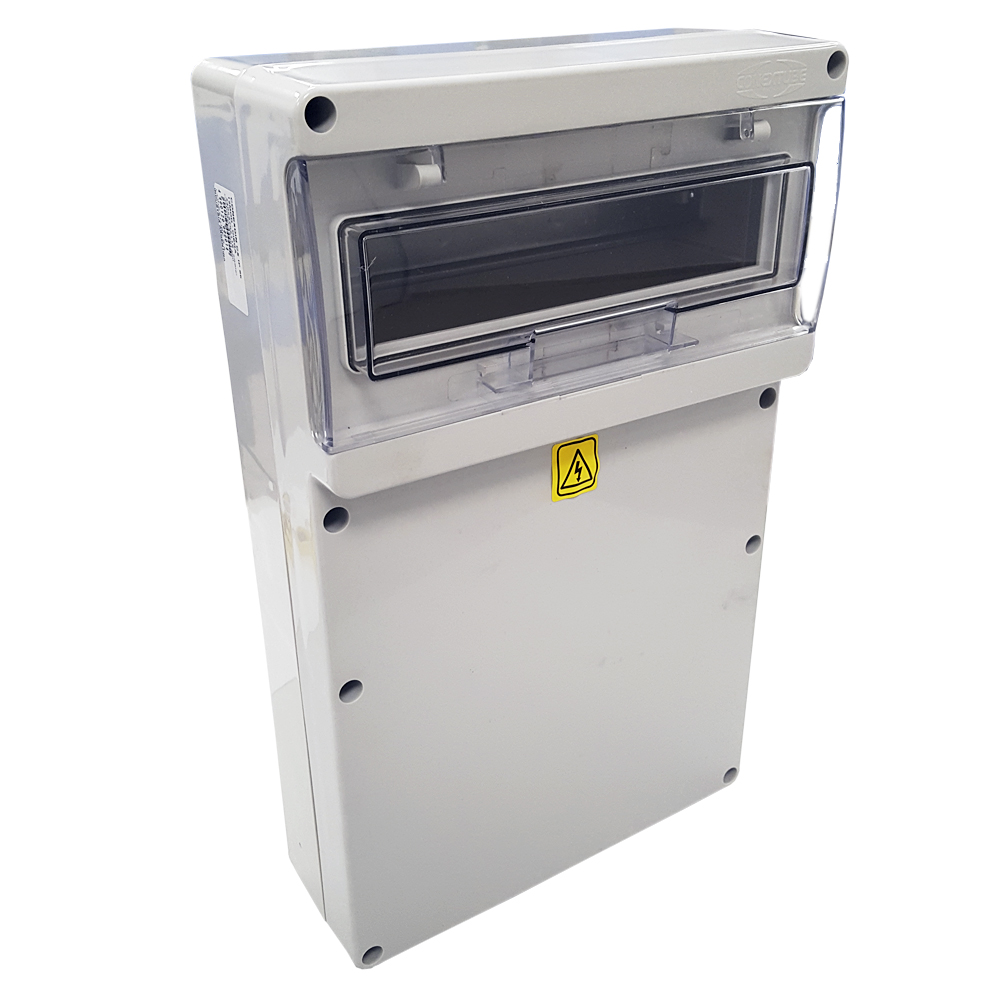 [5758] GABINETE PLÁSTICO P/12TM CIEGO 270x440x112mm IP65