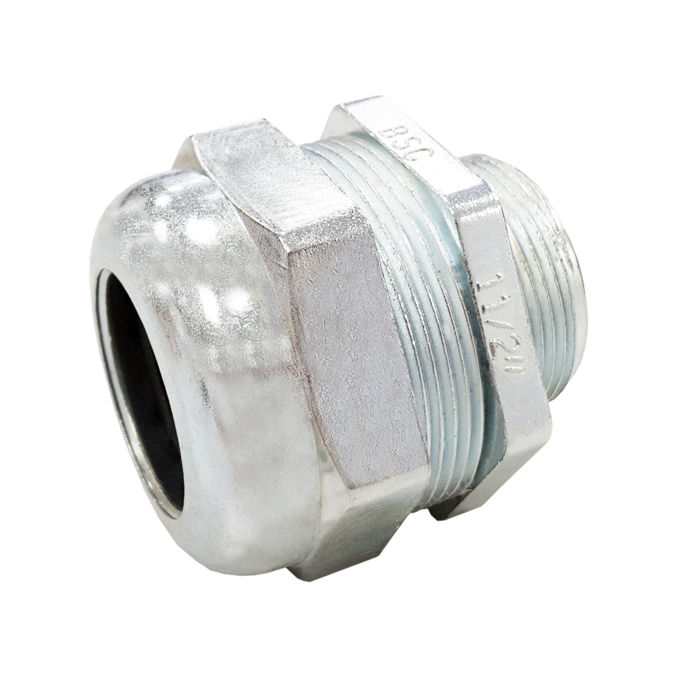 [2258] PRENSACABLE METÁLICO ZA 7 (1 ½") ROSCA BSC