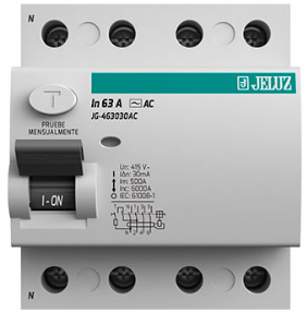 [5845] DISYUNTOR DIFERENCIAL 4X 63A 30mA JELUZ