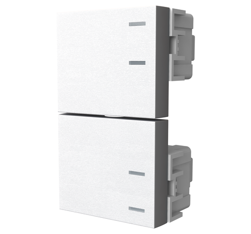 [6057] JELUZ - PLATINUM MÓDULO COMB. 1 1/2 x 2  BLANCO