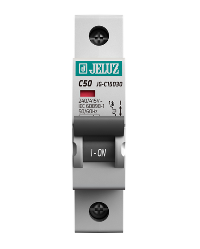 [5852] TERMOMAGNETICA 1X 50A DIN JELUZ 4,5KA