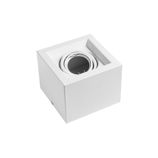 [5042] PLAFÓN CARDANICO DICROICA BLANCO