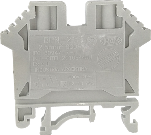 [1421] BORNERA BP   2.5mm²  ZOLODA