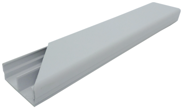 [4960] CABLECANAL  30X12 CON TABIQUE BLANCO