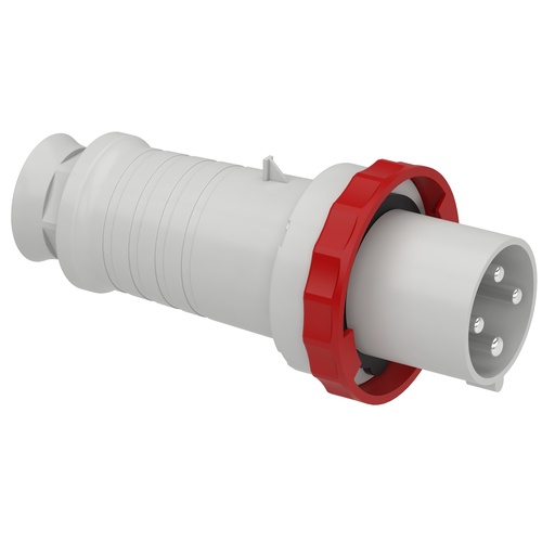 [4664] FICHA INDUSTRIAL MACHO  63A 3P+T IP67