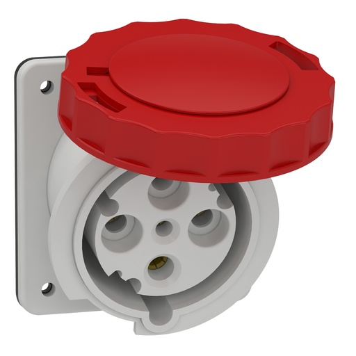 [4668] TOMA INDUSTRIAL DE EMBUTIR  63A 3P+T IP67