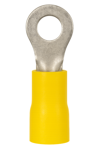 [1685] TERMINAL PREAISLADO C-2  AMARILLO OJAL Ø4MM