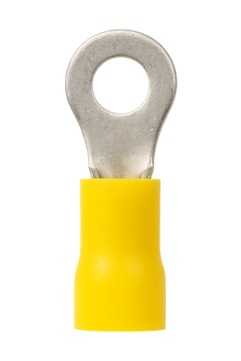 [1686] TERMINAL PREAISLADO C-3  AMARILLO OJAL Ø5MM