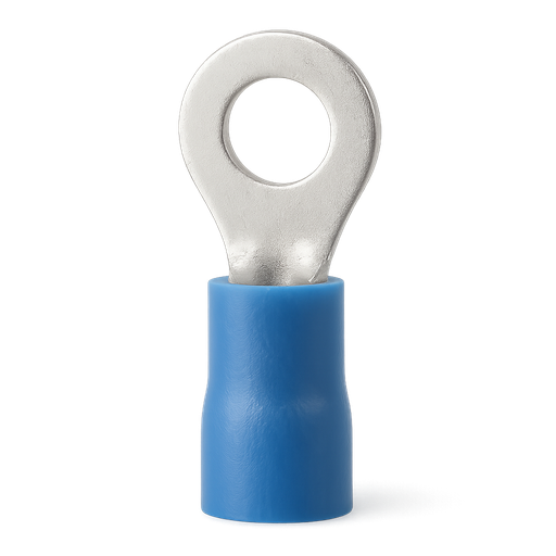 [1698] TERMINAL PREAISLADO B-2  AZUL OJAL  Ø3MM