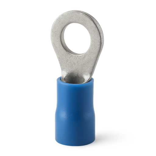 [1853] TERMINAL PREAISLADO B-3  AZUL OJAL  Ø4MM