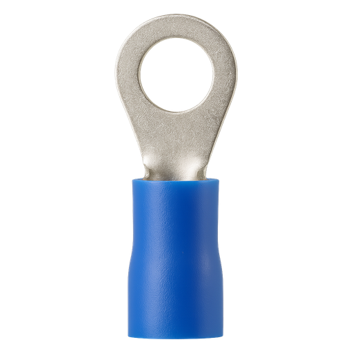 [1700] TERMINAL PREAISLADO B-5  AZUL OJAL Ø6MM